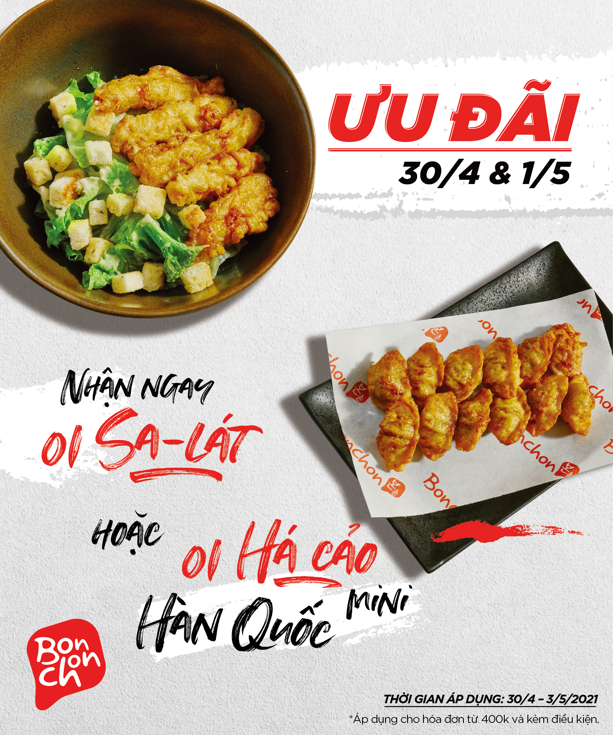 Ưu đãi 30/4 & 1/5