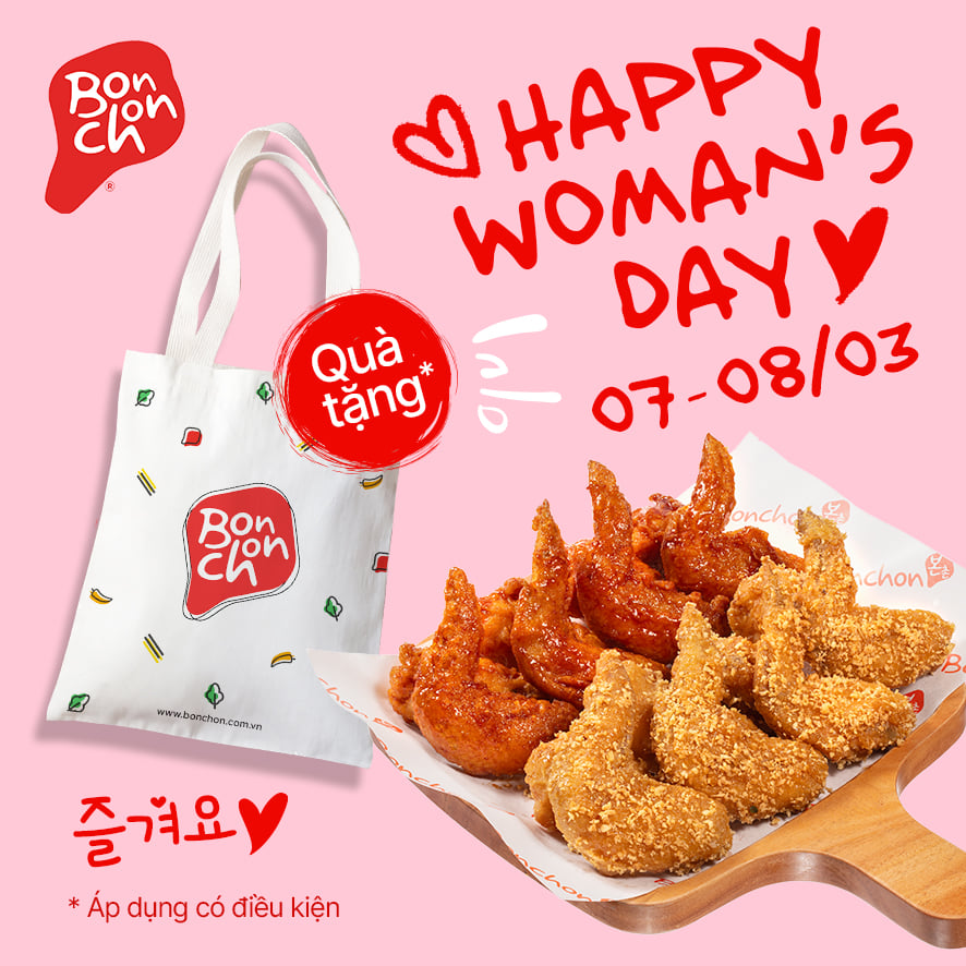 HAPPY WOMEN'S DAY 8/3