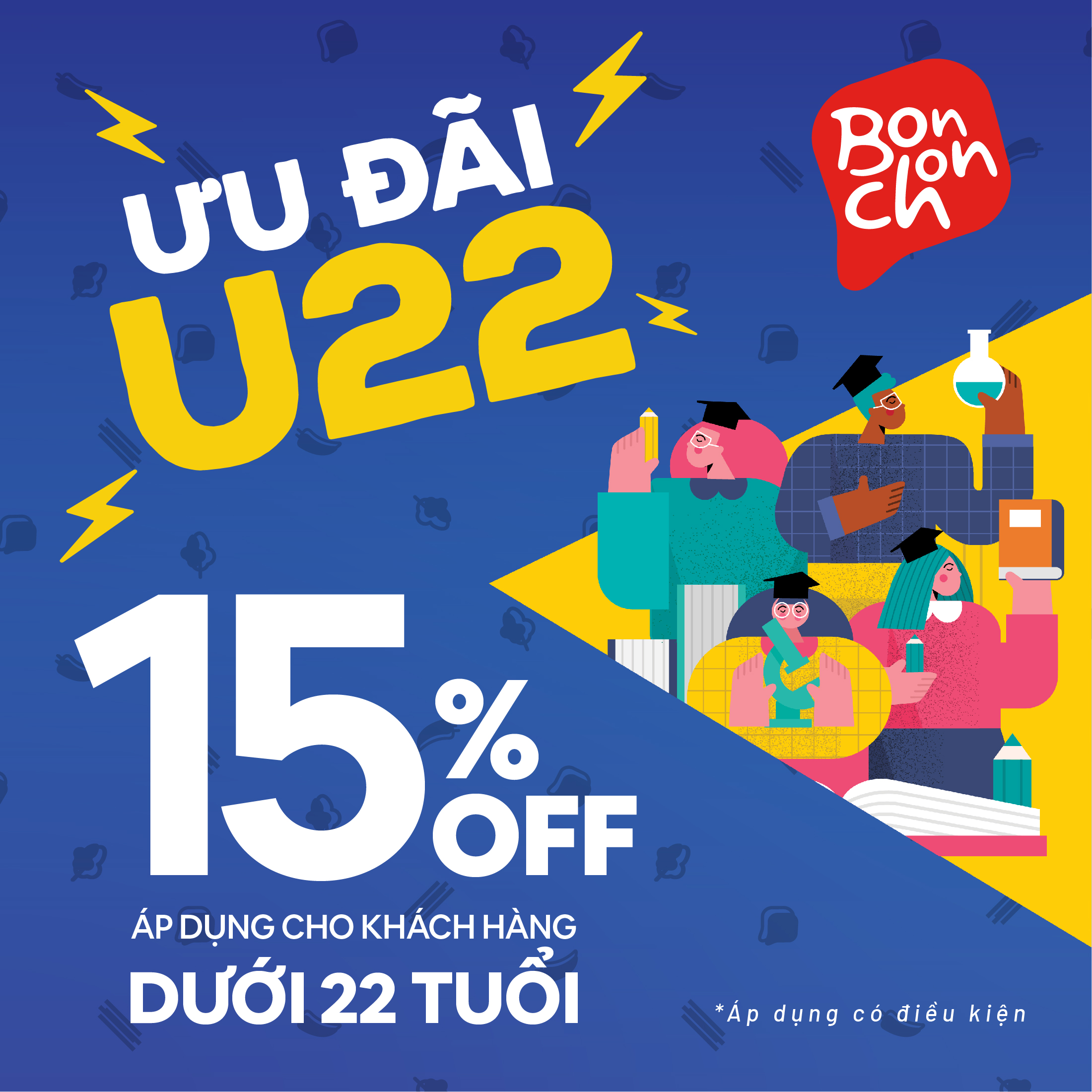 ƯU ĐÃI U22 - GIẢM NGAY 15%