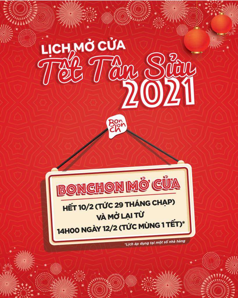 LỊCH MỞ CỬA TẾT TÂN SỬU