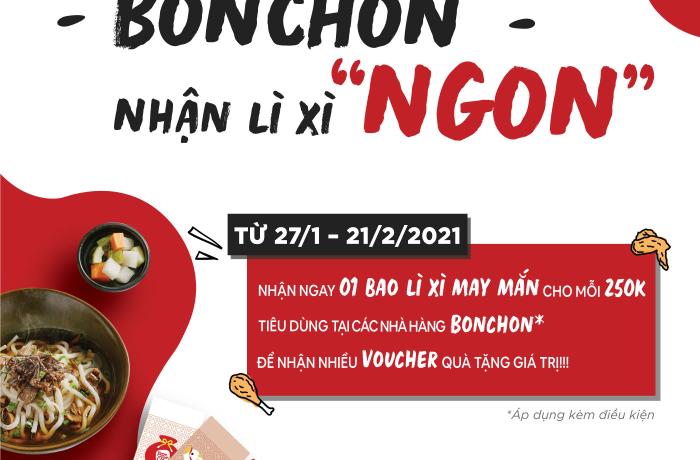 VUI TẾT BONCHON – NHẬN LÌ XÌ “NGON”