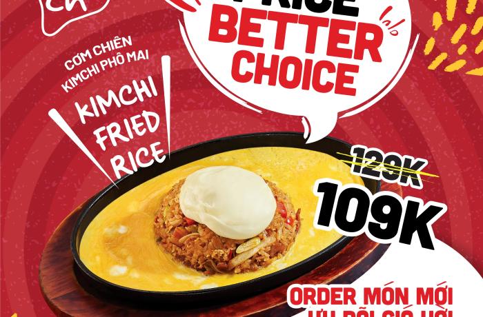 Order món mới - Ưu đãi giá hời