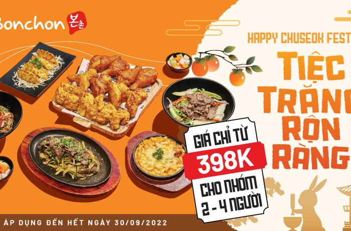 HAPPY CHUSEOK FESTIVAL- TIỆC TRĂNG RỘN RÀNG