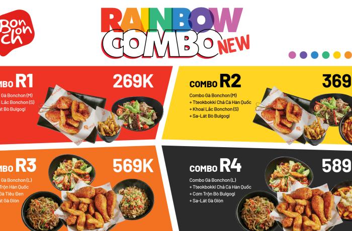 TIỆC TÙNG MÙA MƯA VỚI RAINBOW COMBO - PHIÊN BẢN MỚI